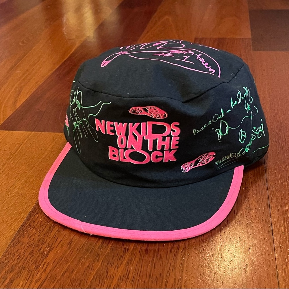 Vintage New Kids On The Block Painters Cap Hat